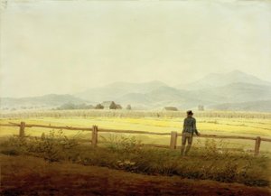 Berglandschap met figuur (Schmiedeberger Kamm)