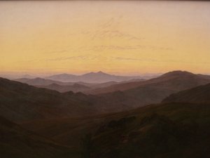 Duits: Het Reuzengebergte Reuzengebergte door Caspar David Friedrich