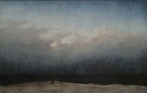 Duits: Der Mönch am Meer De monnik aan zee door Caspar David Friedrich