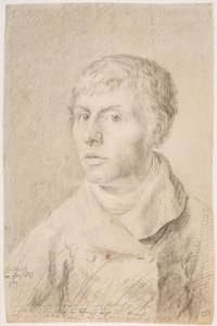 Duits: Selbstbildnis Zelfportret door Caspar David Friedrich