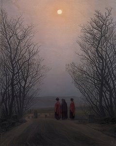 Paasmorgen. Rond 1828-35 door Caspar David Friedrich