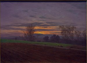 Geploegde akker door Caspar David Friedrich