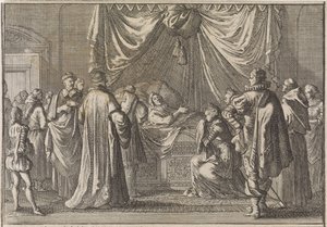Sterfbed van Maria de Medici, 1642