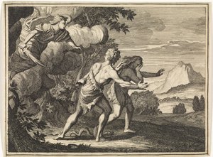 Verdrijving uit het Paradijs door Caspar Luyken
