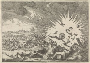 Ontploffing van een Frans kruitmagazijn tijdens het beleg van Namen, 1640