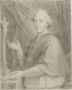 Portret van kerkelijke door Caspar Netscher