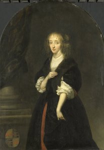 Portret van Jacoba Bicker (1640-95), vrouw van Pieter de Graeff door Caspar Netscher