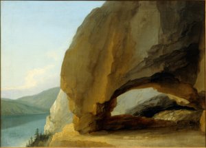 Beatus Grot rotsachtige pas door Caspar Wolf