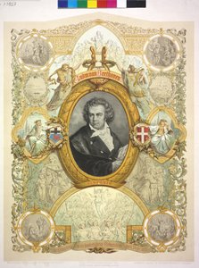 Ludwig van Beethoven door Casper Johann Nepomuk Scheuren
