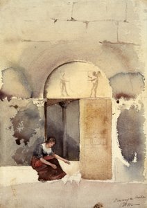 Deur in Anla, n.d. door Cass Gilbert