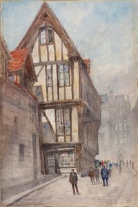 Oud Huis in Rouen door Cass Gilbert