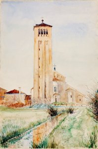 De toren, kathedraal van Torcello