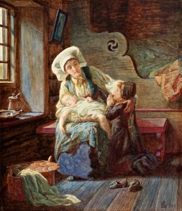 Avond in een Noors huis, 1882