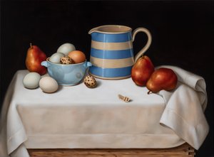 Stilleven met Kwartelveer, 2019