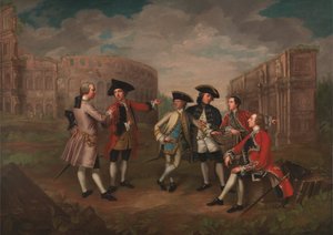 Britse heren in Rome door Catherine Read