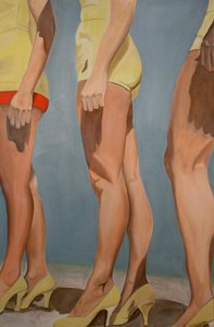 Benen, 2007 (olieverf op doek)