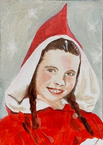 Margaretha, 2023 (olieverf op papier)