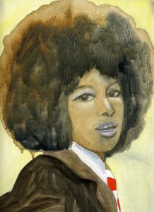 Marsha Hunt, 2007 (olieverf op papier)