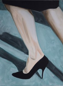 Misfit Legs 2, 2013 (olieverf op papier)