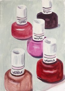 Nieuwe kleuren, 2019 (olieverf op papier)