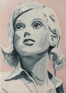 De vrolijke maagden: Darcey, 2017 (olieverf op linnen)