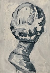 De vrolijke maagden: Harper, 2017 (olieverf op linnen)