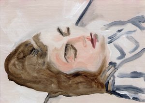 Toni Marachek, 2016 (olieverf op papier)