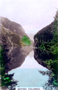 Kustscène, British Columbia, Canada, ca. 1920s door Cavenders Ltd