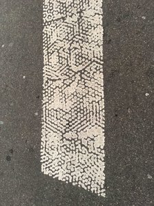 Compositie - Straat, 2019 (foto) door Cécile Jamet