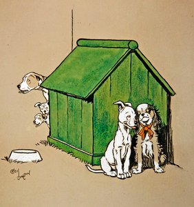 Hofmakerij door Cecil Charles Windsor Aldin