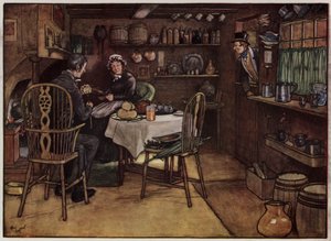 Illustratie voor The Pickwick Papers door Cecil Aldin door Cecil Charles Windsor Aldin