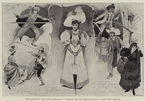 De aanvoerder, nieuwe komische opera door F.C. Burnard en Sir Arthur Sullivan, in het Savoy Theatre