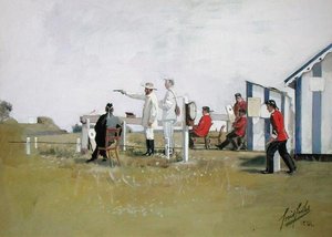 De schietbaan, Bisley Camp door Cecil Cutler