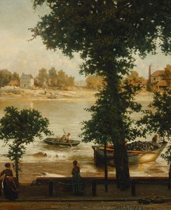 Een Zomeravond bij Cheyne Walk door Cecil Gordon Lawson