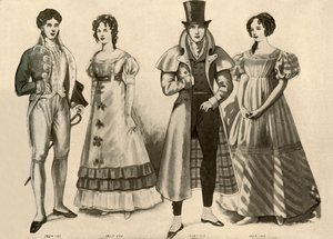 Kleding van 1824-1835