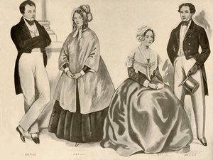 Kleding van 1836-1847, 1907, 1937 door Cecil W. Trout