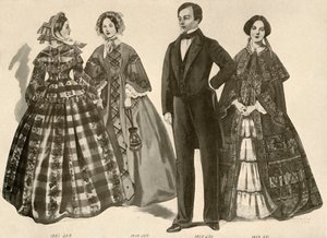 Kleding van 1850-1856, 1907, 1937 door Cecil W. Trout