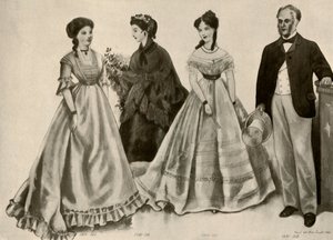Kleding uit 1860-1870, 1907, 1937 door Cecil W. Trout