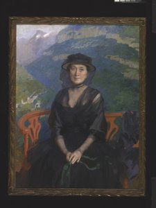 Portret van mevrouw Addison C. Harris door Cecilia Beaux