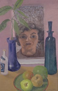 Millie bij een raam door Cedric Morris