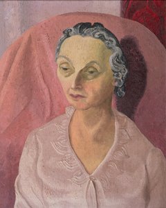 Portret van mevrouw R.A. Gorer door Cedric Morris