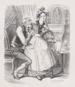 De Oude Vrijgezel uit Het Complete Werk van Béranger, 1836