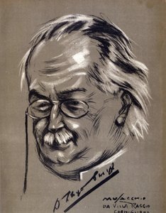 David Lloyd George (1863-1945), Britse politicus. Cartoon door Cesare Musacchio (geboren 1882) door Cesare Annibale Musacchio