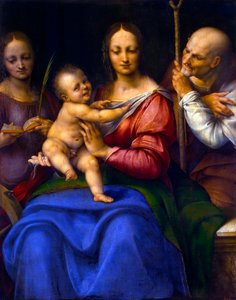 Heilige Familie met Sint Catharina