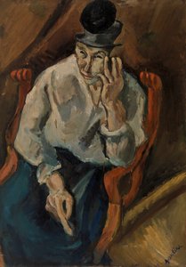 Zittende Vrouw in Fauteuil