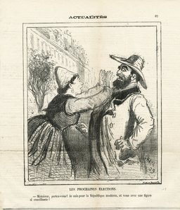 Illustratie van Cham (1819-1879) in Le Charivari
