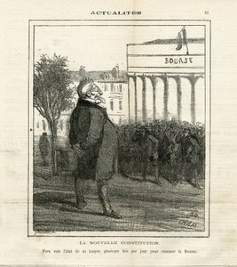 Illustratie van Cham (1819-1879) in Le Charivari door Amédée de Noé