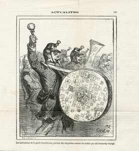 Illustratie van Cham in Le Charivari door Amédée de Noé