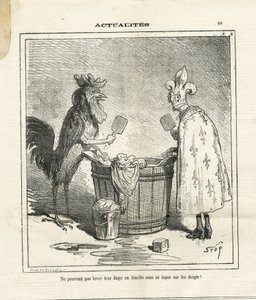 Illustratie van Cham in Le Charivari