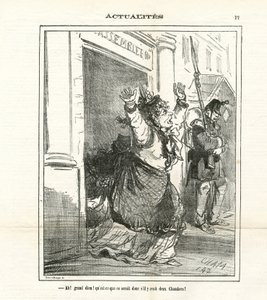 Illustratie van Cham (1819-1879) in Le Charivari door Amédée de Noé